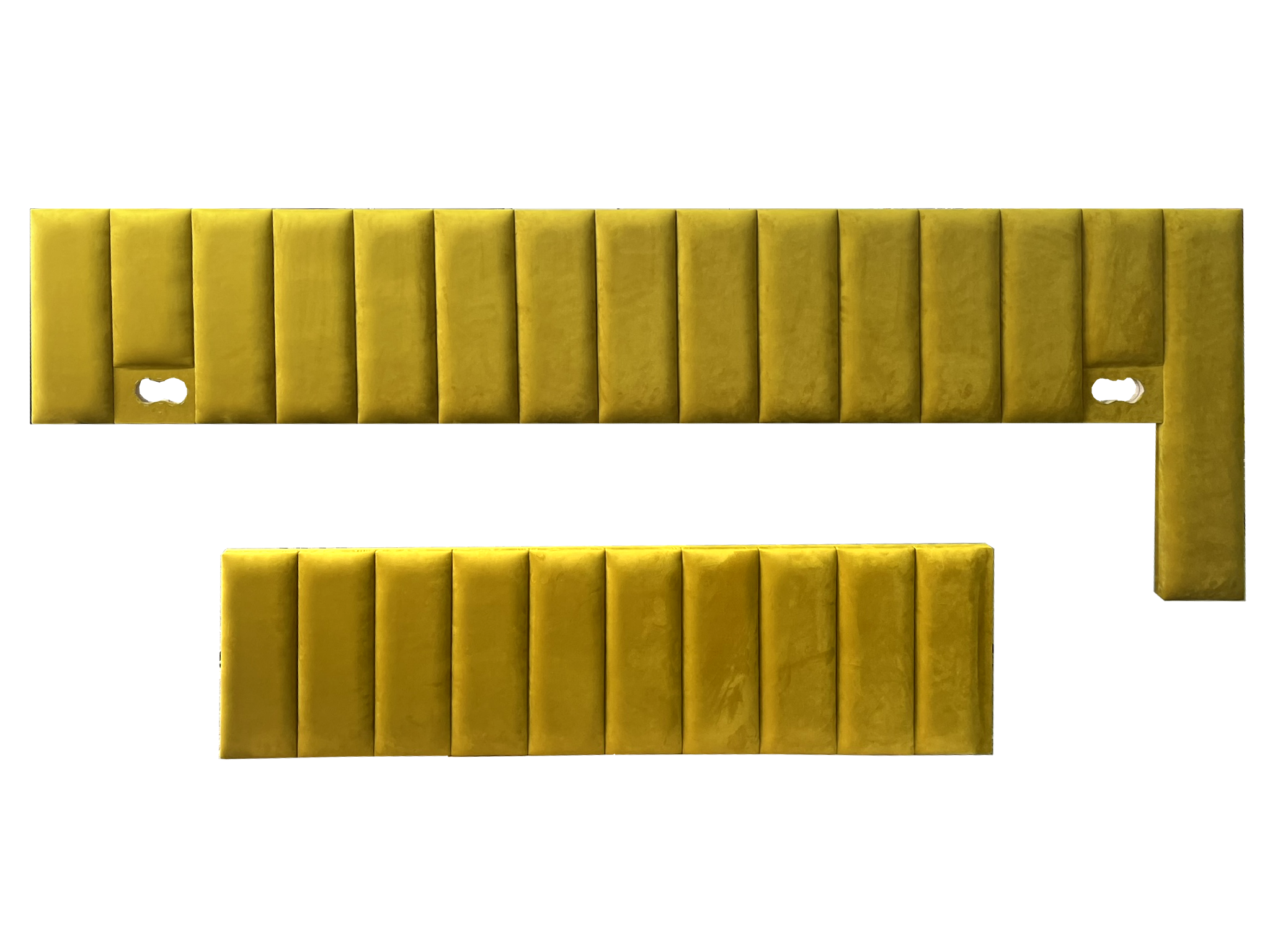 Čalúnený panel k posteli
